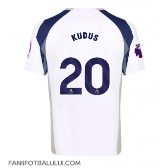Tottenham Hotspur Mohammed Kudus #20 Tricou Fotbal Replică 2025-26 Barbati Acasa